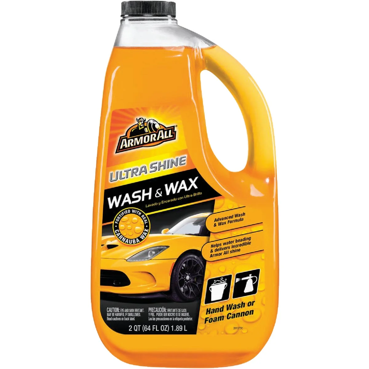 Reusable Armor All 64 Oz. Liquid Ultra Shine Wash and Wax Environmentally Friendly