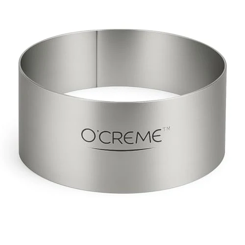 Innovative Cake Ring Sturdy Stainless Steel Round Mousse Cake Ring Mold for Baking Fashionable