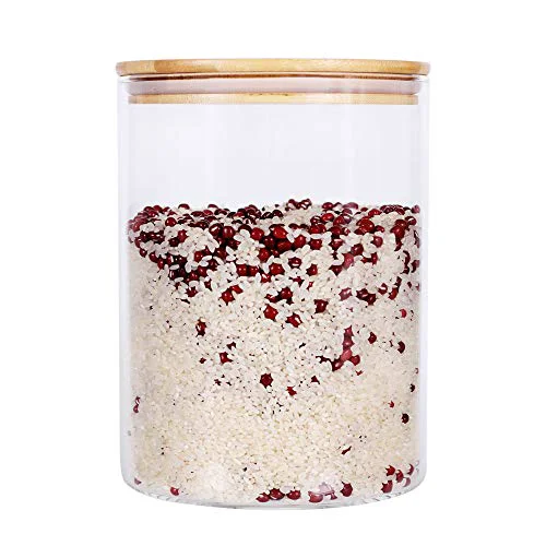 Expertly Made Large Glass Food Storage Container Functional