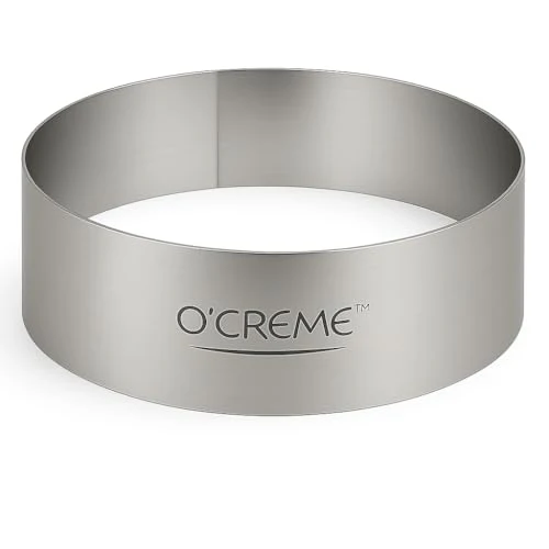 Fine Crafted Cake Ring Sturdy Stainless Steel Round Mousse Cake Ring Mold for Baking Genuine