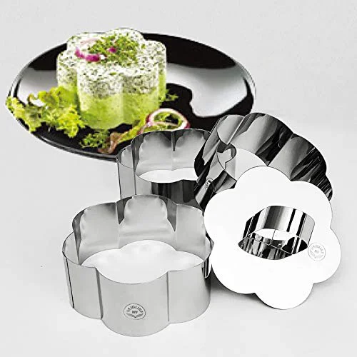 Healthy NewlineNY Stainless Steel Dessert Rings 4 Count Exceptional