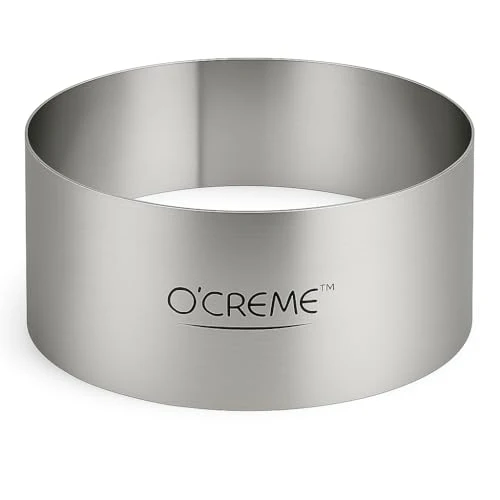 Exclusive Stainless Steel Cake Ring Mold Round Mousse Baking 10×4 In Crafted