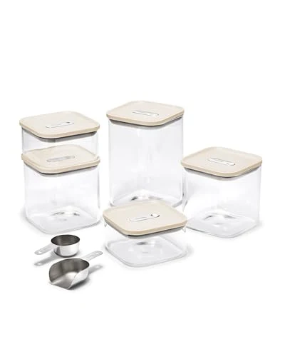 Sophisticated 13 Piece Glass Airtight Food Storage Containers with Lids 13 Count Detailed