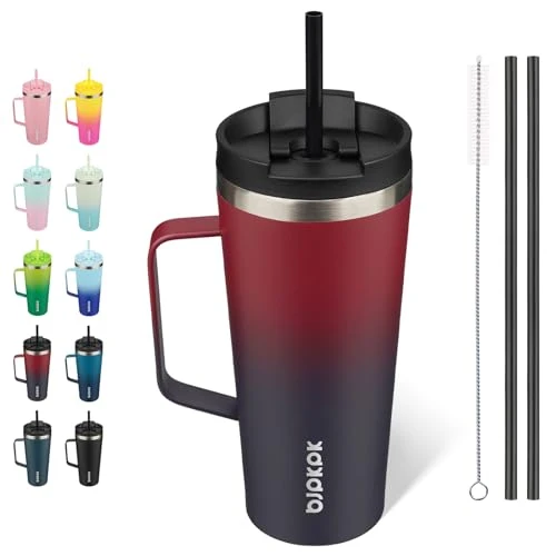 Luxury 22oz Insulated Tumbler with Handle Fine