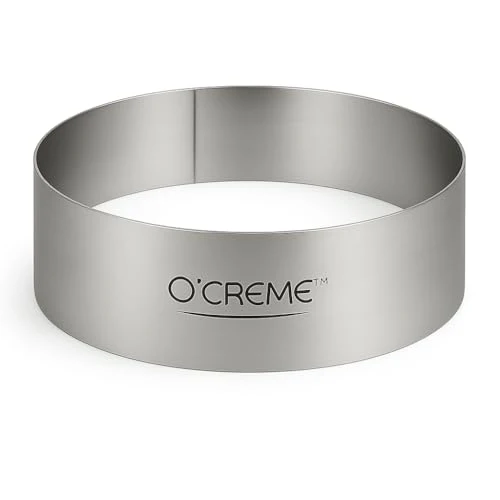 Certified Stainless Steel Cake Ring Mold for Baking 16×3 Inch Smooth