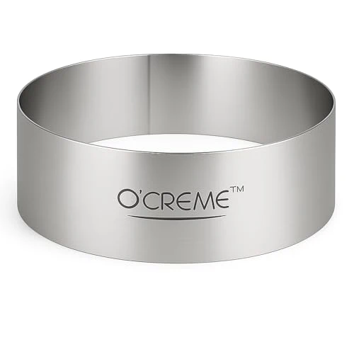 Relaxed Cake Ring Sturdy Stainless Steel Round Mousse Cake Ring Mold for Baking Trendy