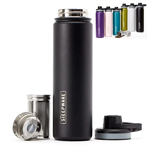 Solid Steepware Tea Tumbler and Thermos Organic
