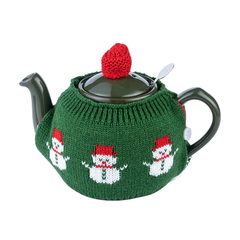 Detailed Knitted Teapot Cozy Contemporary