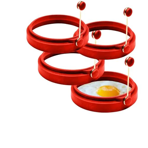 Prestigious Professional 4 Inch Silicone Egg Ring Stylish
