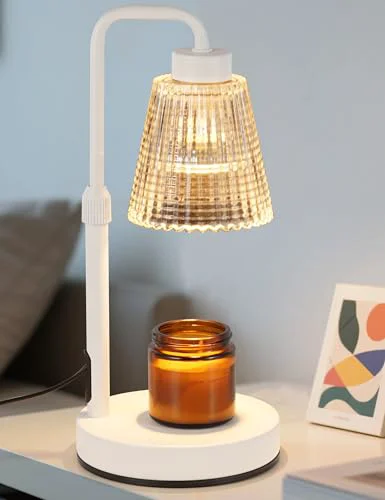User-Friendly White Candle Warmer Lamp with 24h Cycle Timer Genuine