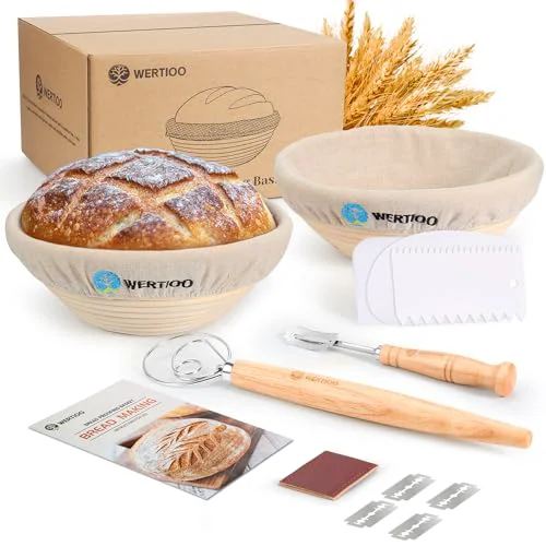 High-End Banneton Bread Proofing Basket Set of 2 2 Count Soft