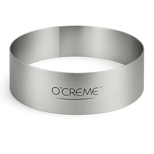 Superior Cake Ring Sturdy Stainless Steel Round Mousse Cake Ring Mold for Baking High-Grade