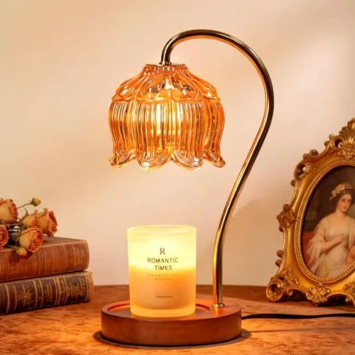 Long-Lasting Flower Candle Warmer Lamp with Timer Verified