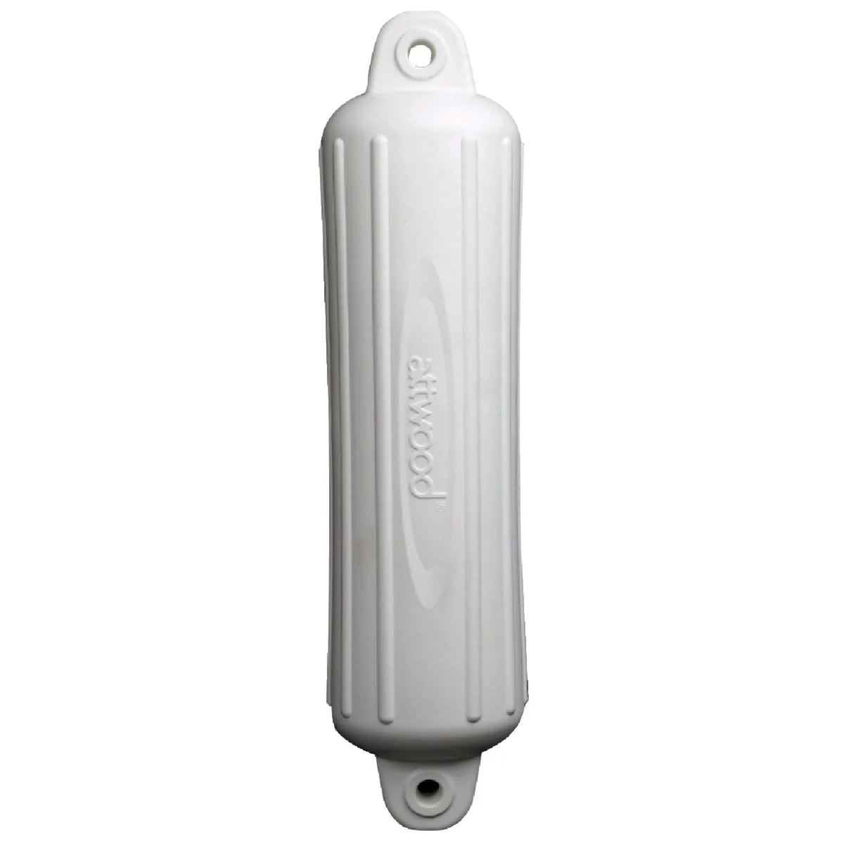 Responsible Seachoice 4-1 2 In. x 16 In. White Twin Eye Boat Fender Lightweight