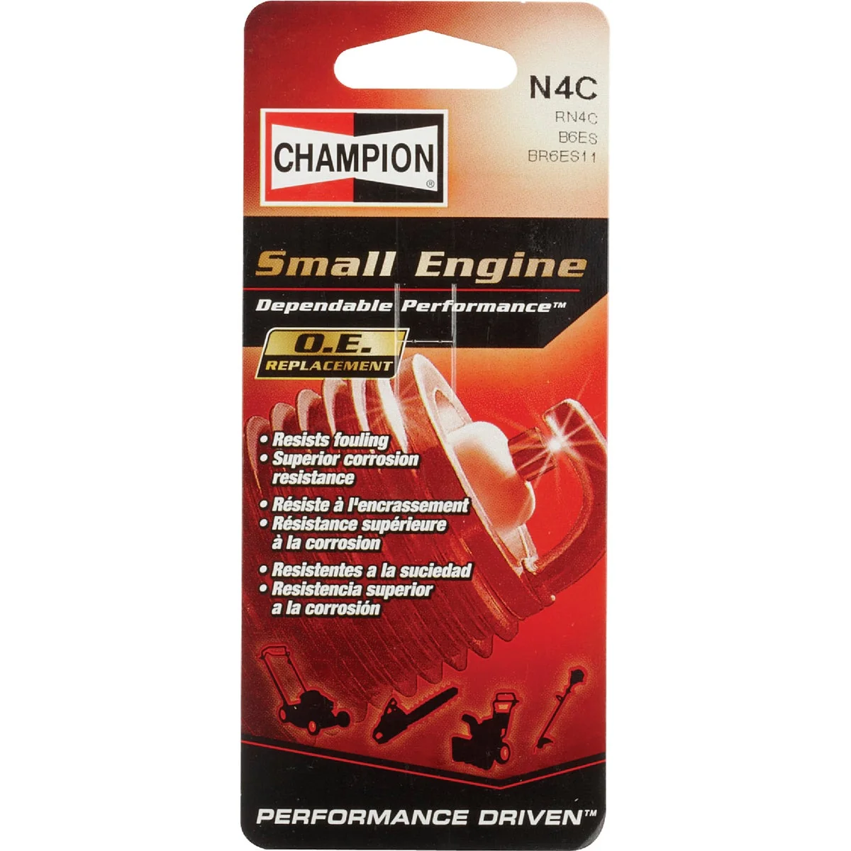 Durable Champion N4C Copper Plus Small Engine Spark Plug Reusable