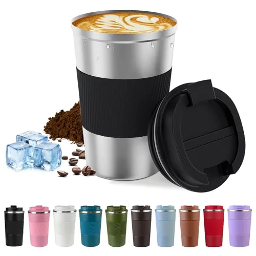 Sustainable Vacuum Insulated Stainless Steel Travel Coffee Mug Breathable