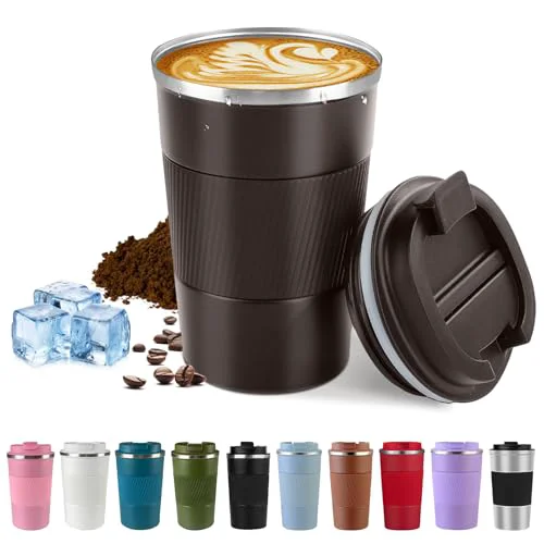 Pure Vacuum Insulated Stainless Steel Travel Coffee Mug Fast