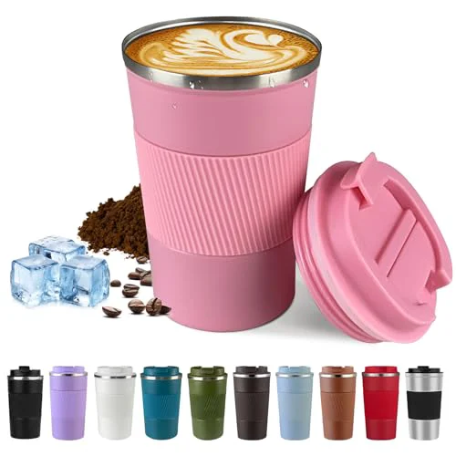 Green Vacuum Insulated Stainless Steel Travel Coffee Mug Quality