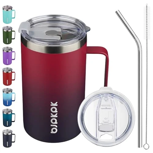Quality 25oz Insulated Coffee Mug with Handle Classic