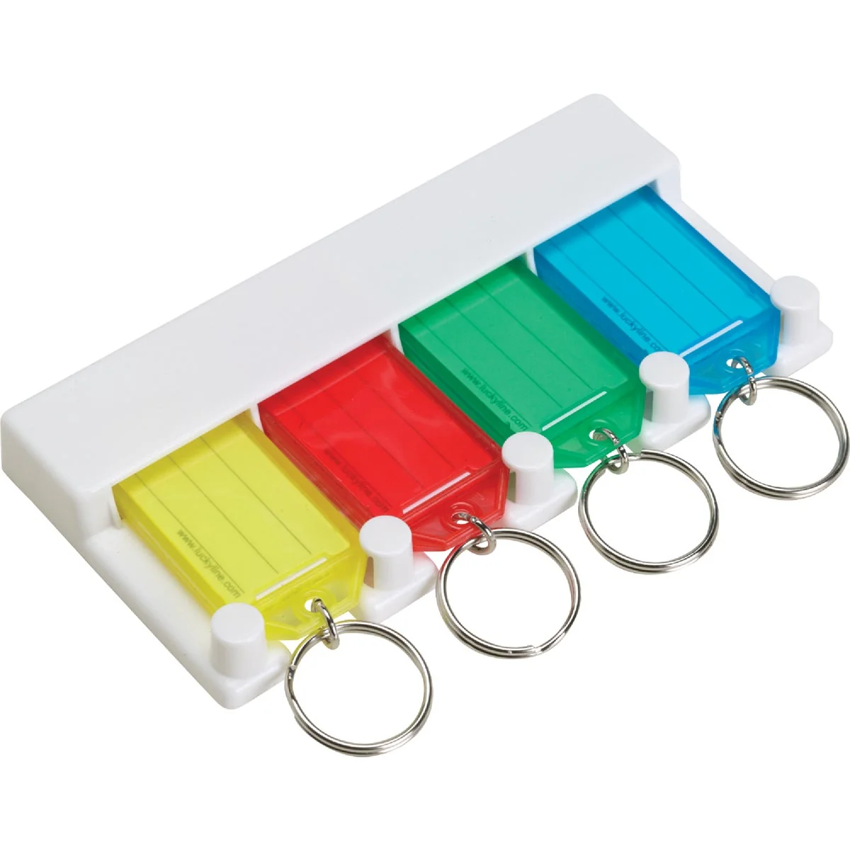 Detailed Lucky Line Keytag Rack 4-Key Stylish