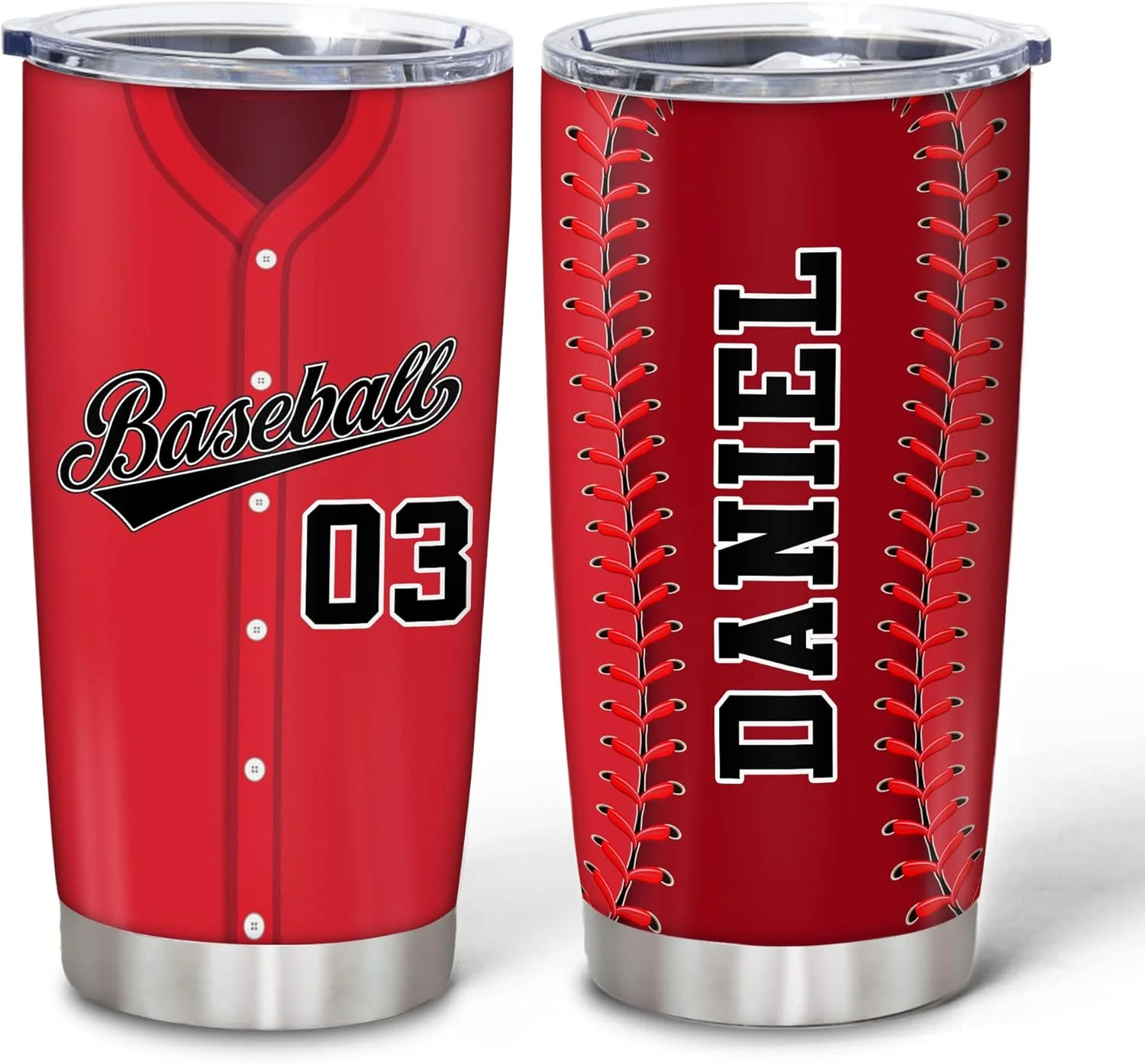 Premium Hyturtle Personalized Baseball Tumbler Baseball Players Design Stainless Steel Double Walled Vacuum Insulated Tumblers 20oz30oz Coffee Travel Mug Cup Christmas Gift For Men Boys Friends Dad Sports Fan Green