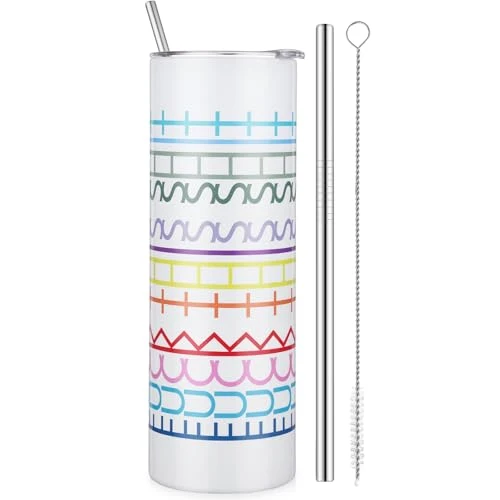 Verified 20 oz Hidden Message Tumbler Insulated with Lid Straw Premium