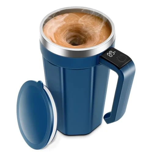 Carefully Designed Self Stirring Mug with Temperature Display Soft