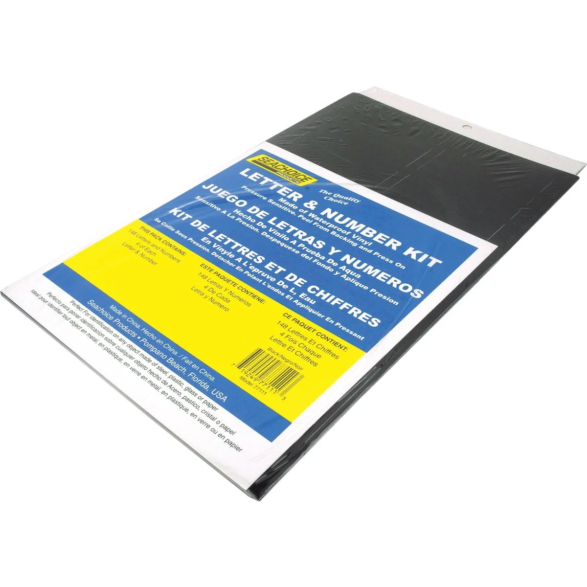 High-Performance Seachoice 3-1 4 In. Black Solid Vinyl Letter Number Kit Premium
