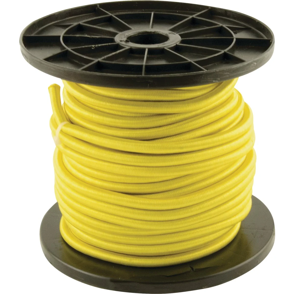 World-Class Erickson 1 4 x 100′ Yellow Bulk Bungee Cord Versatile
