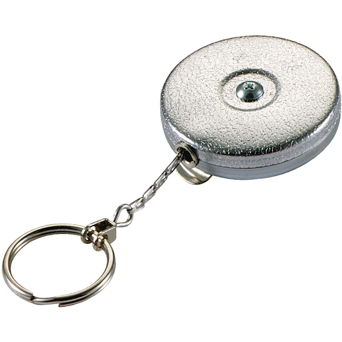 Environmentally Friendly Lucky Line Key Bak Slip-On 24 In. Chrome Retractable Key Chain Convenient