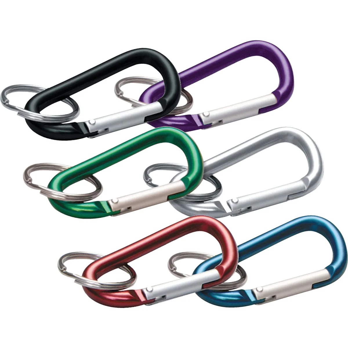 Recyclable Lucky Line Assorted Colors 3-1 8 In. Large C-Clip Key Ring Expertly Made
