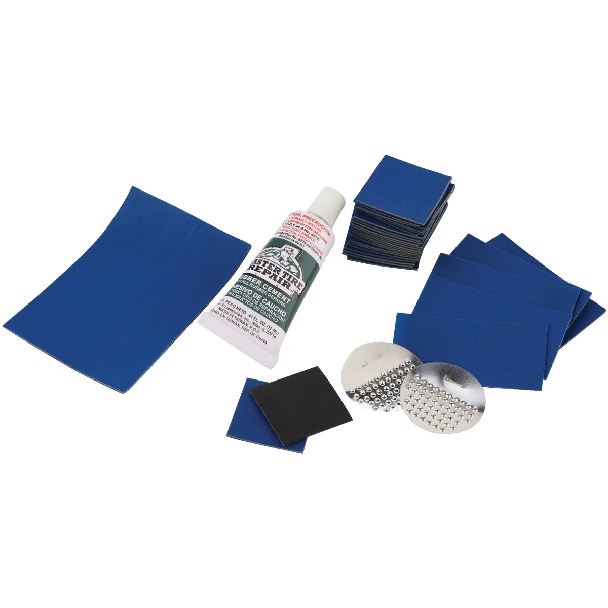 Elite Master Tire Repair Deluxe Rubber Patch Kit 32-Piece Innovative