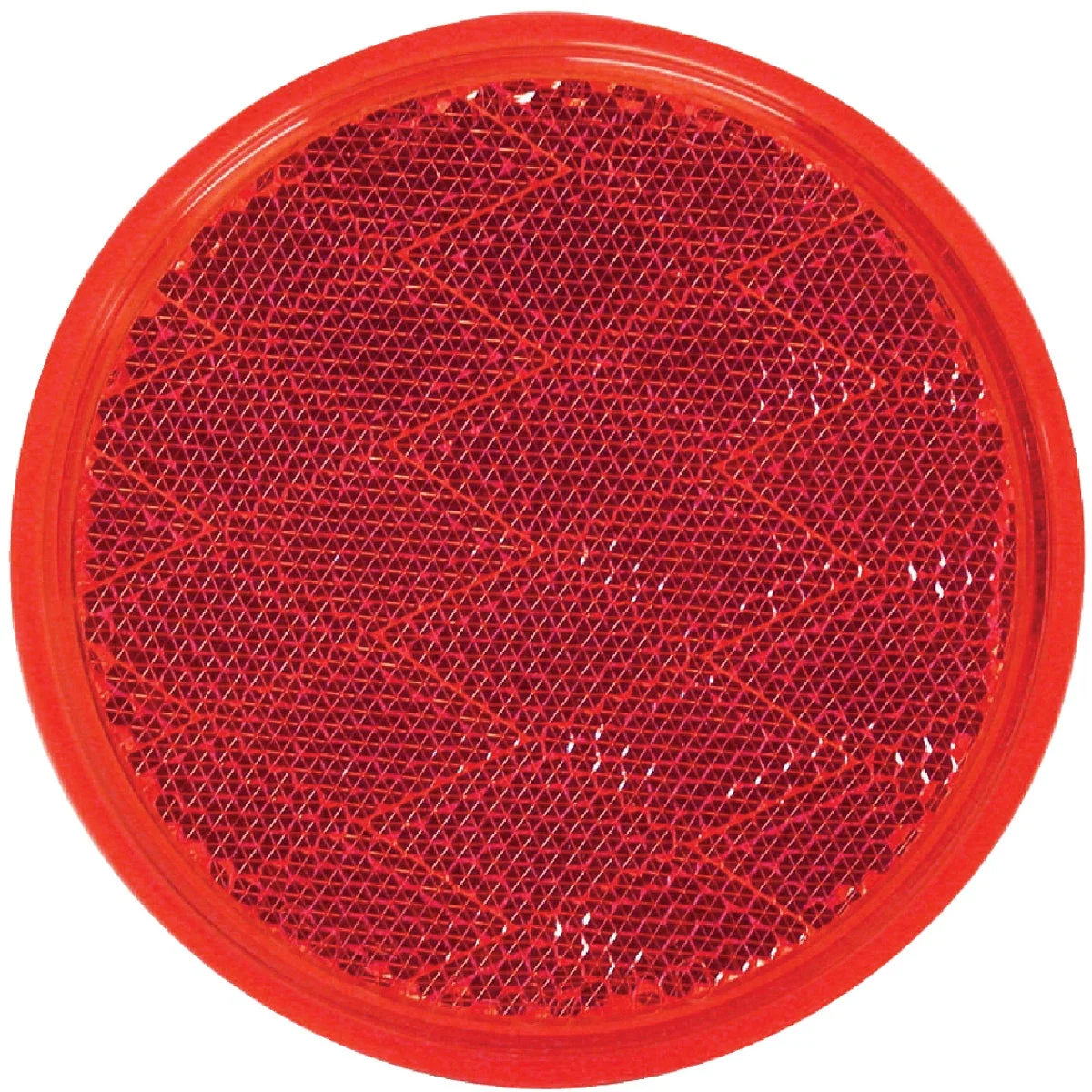 Soft Peterson 3 In. Dia. Round Red Quick-Mount Reflector Optimized