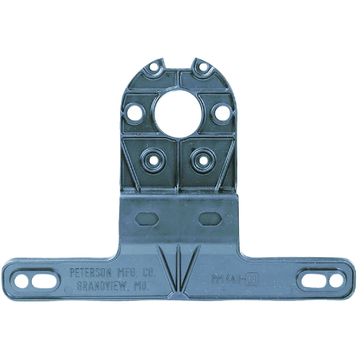 Safe Peterson Black License Bracket Smooth