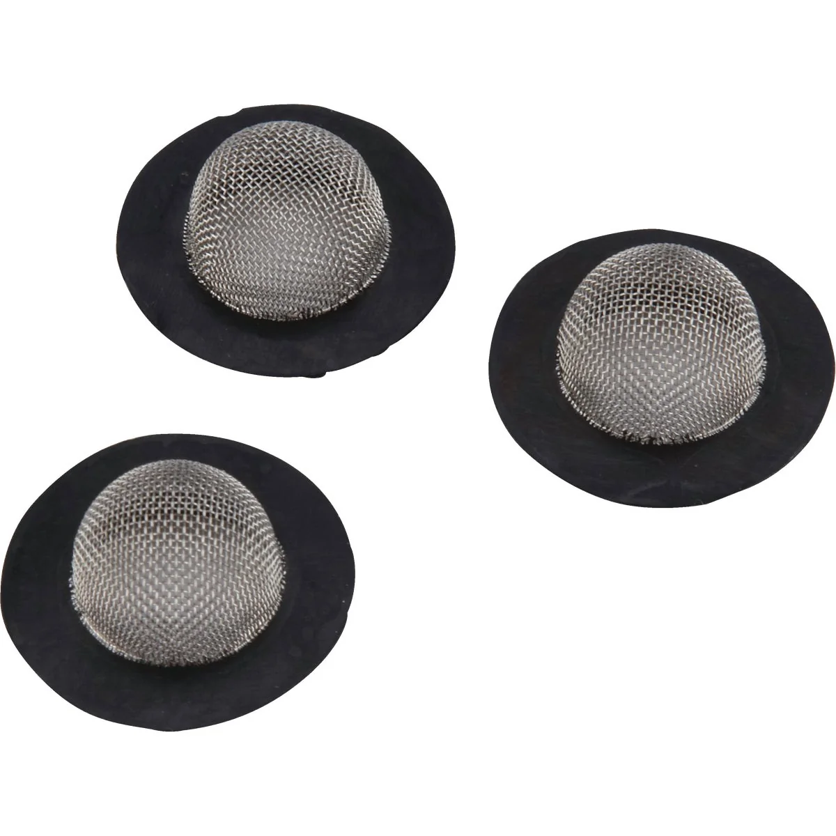 Enhanced Camco Stainless Steel Mesh 1 In. RV Washer with Filter 3-Pack Next-Generation