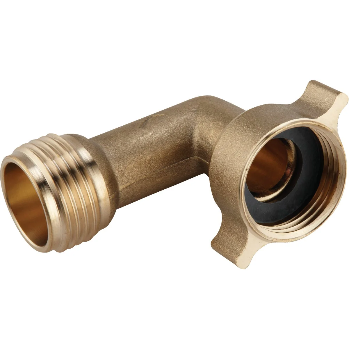 Long-Lasting Camco Brass 90 deg RV Water Hose Elbow Expertly Made