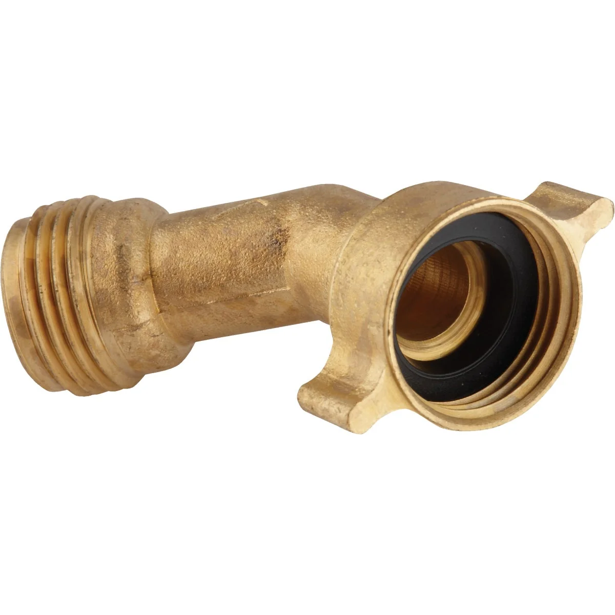 World-Class Camco Brass 45 deg RV Water Hose Elbow Versatile