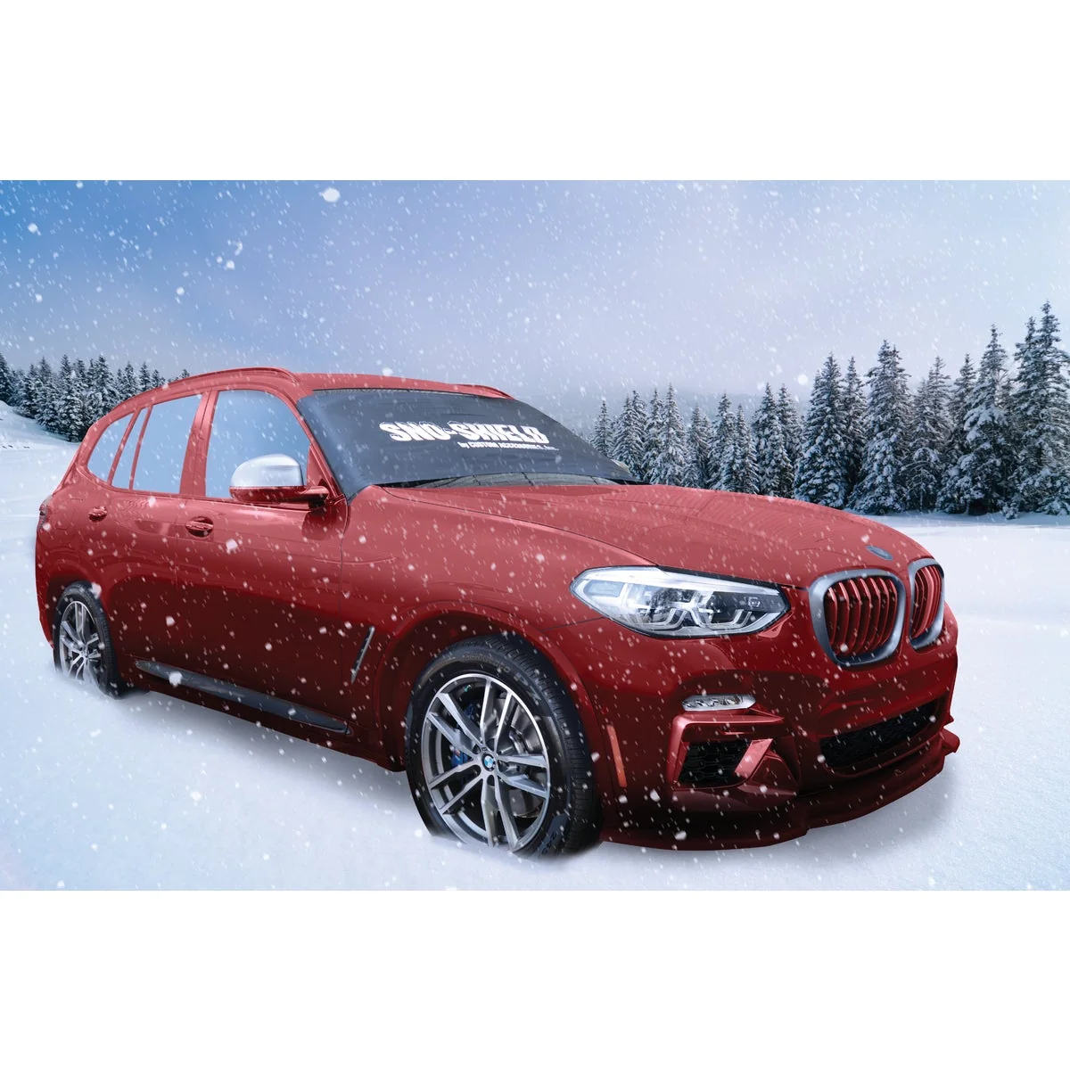 Natural Sno-Shield 78 In. Nylon Windshield Cover Efficient