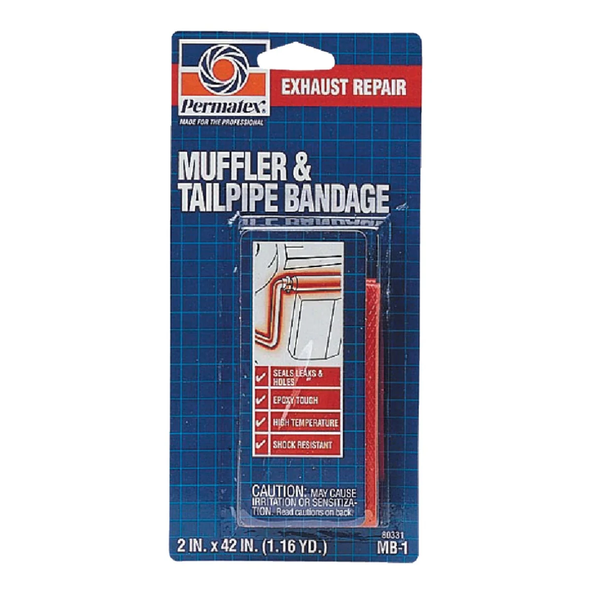 Excellent Permatex 84 Sq In Exhaust Repair Kit Verified
