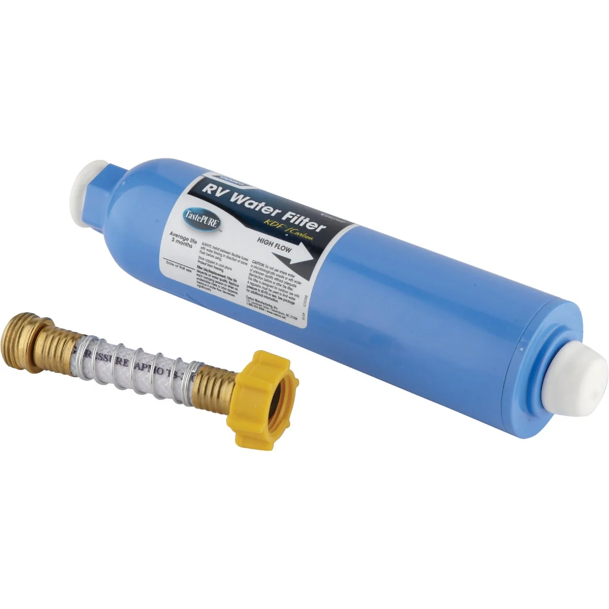 Reusable Camco Large Capacity Durable In-Line RV Water Filter Specialty