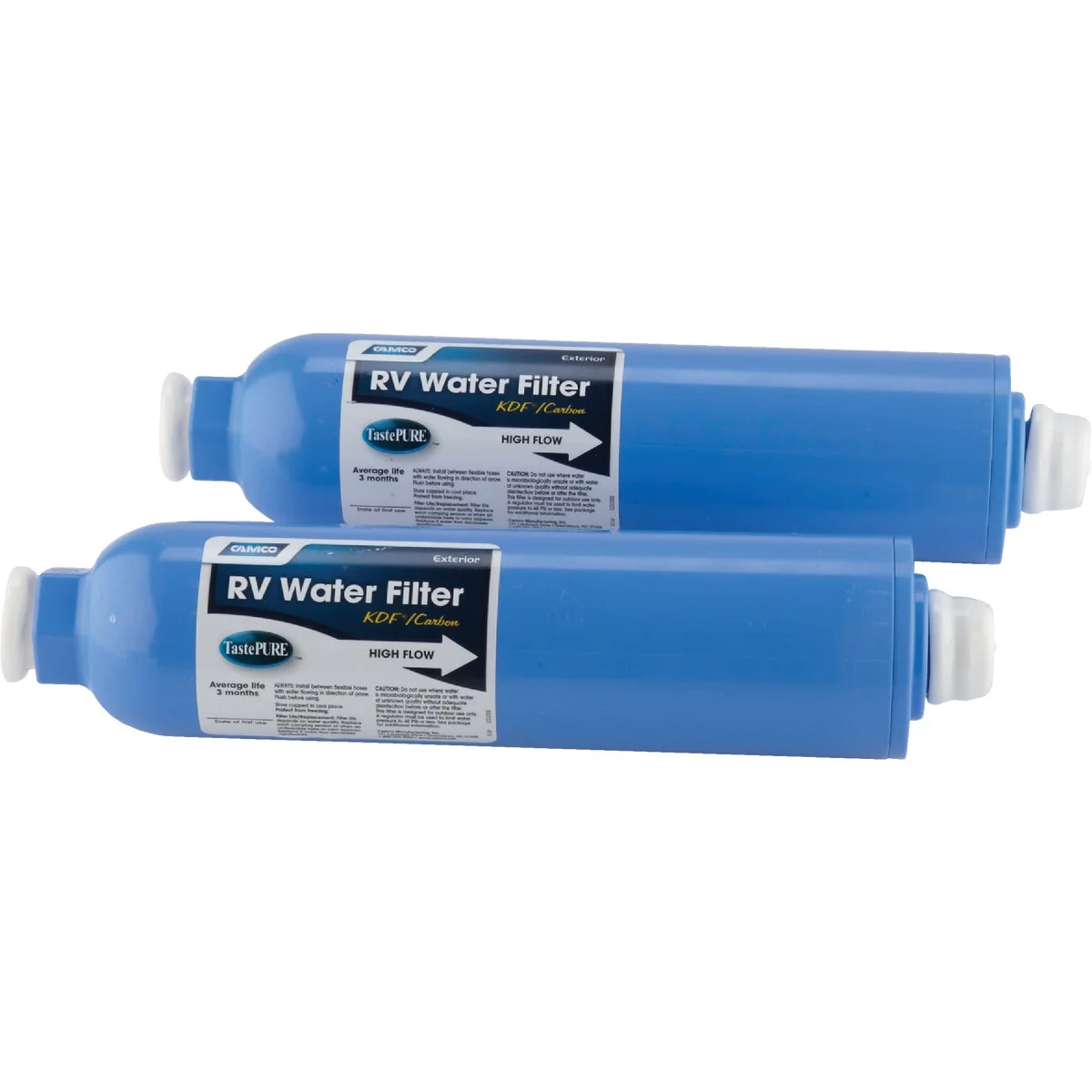 Convenient Camco Large Capacity Durable In-Line RV Water Filter 2-Pack Optimized