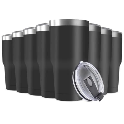 Responsible 30oz Stainless Steel Travel Mug with Lid 8 Count Safe