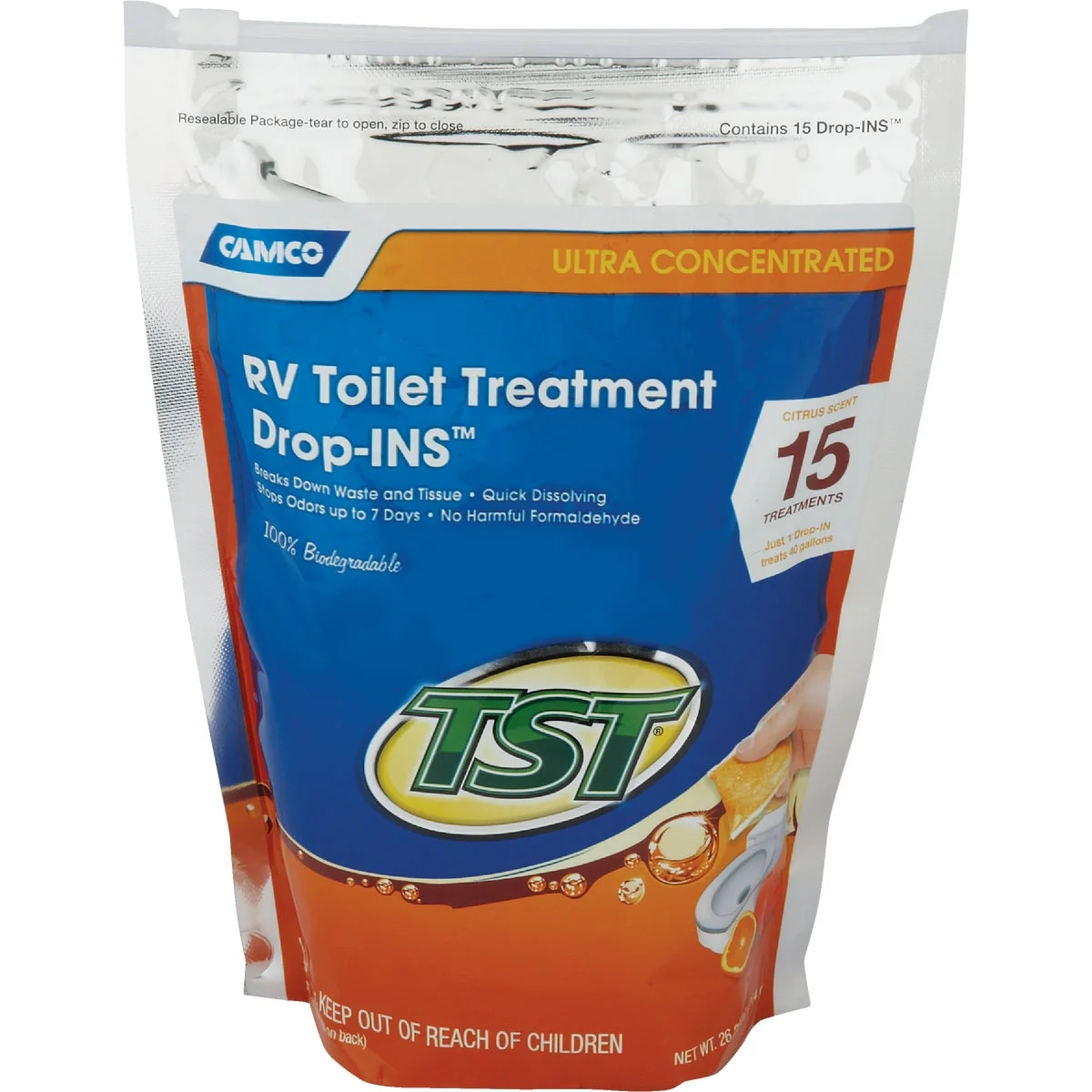 Superior TST Ultra Concentrated RV Tank Treatment Drop-INS 15-Pack Authentic