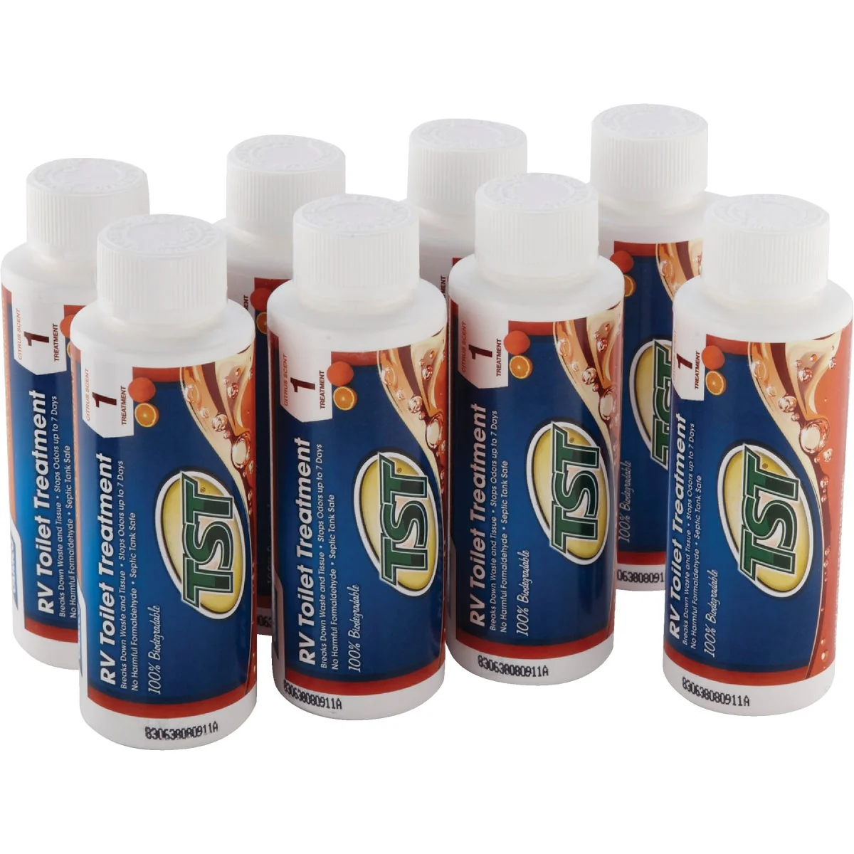 Fine Crafted TST Ultra Concentrated RV Tank Treatment Singles 4 Oz. 8-Pack Specialty
