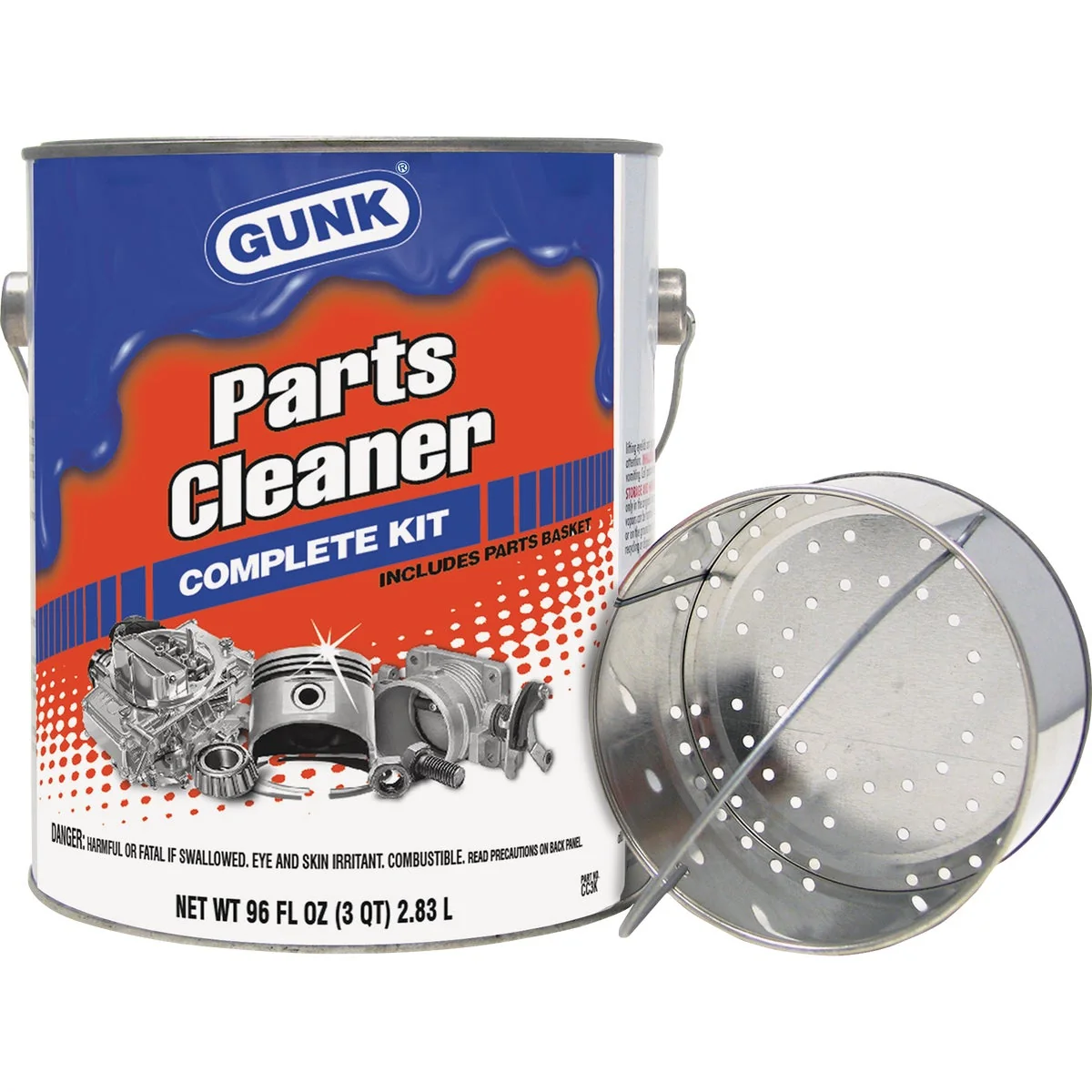 Fine Gunk 3 Qt. Liquid Parts Cleaner Reliable