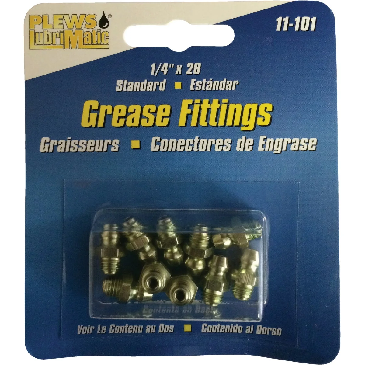 Verified Plews Lubrimatic Straight Angle 1 4 -28 Grease Fitting Top-Quality