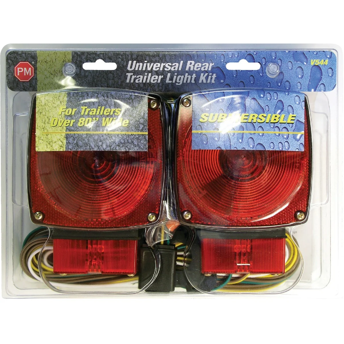 Traditional Peterson 80 In. Wide and Over Submersible Trailer Light Kit Top-Quality