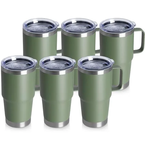 Exclusive 20oz Tumbler Bulk with Lid 6 Count First-Class