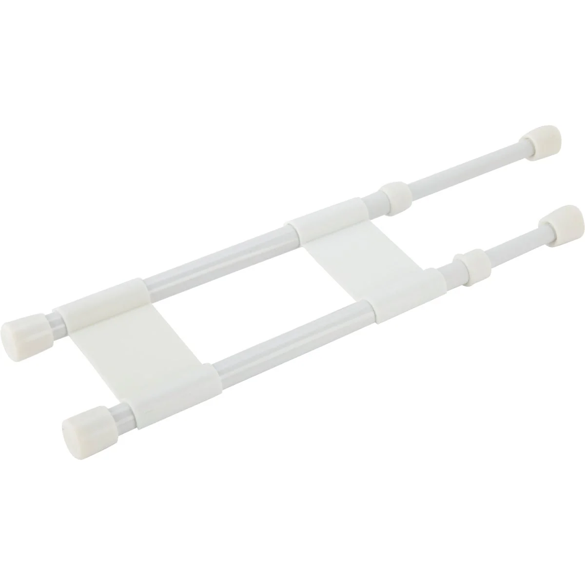 Minimalist Camco Extends 10 In. to 17 In. White Cupboard RV Storage Bar Prestigious