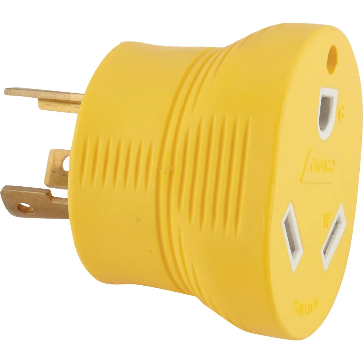Versatile Camco Power Grip 30-Amp 3-Prong RV Generator Adapter Reliable
